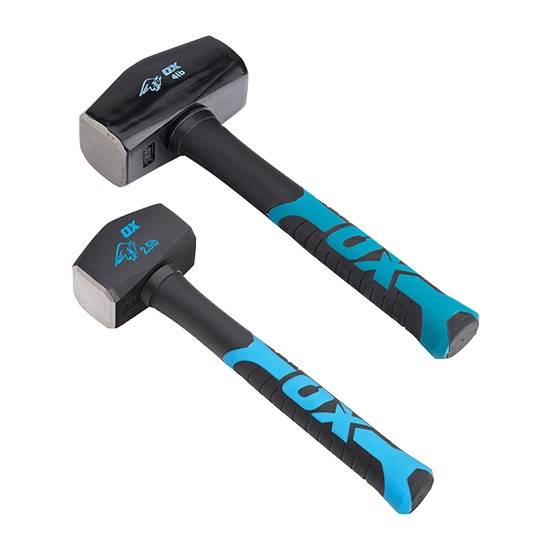 OX Trade Series Fibreglass Shaft Lump Hammer