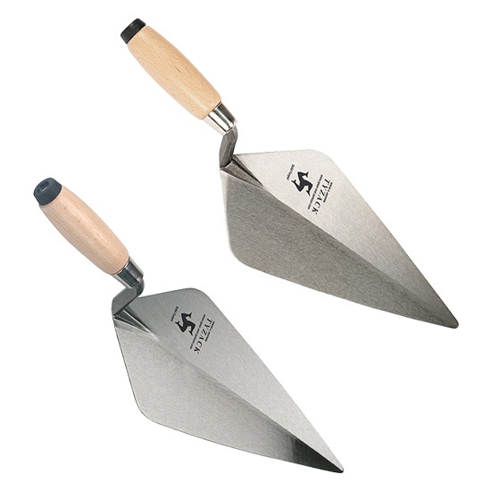 Spear & Jackson WHS Wooden Handled Broad Heel Brick Trowel