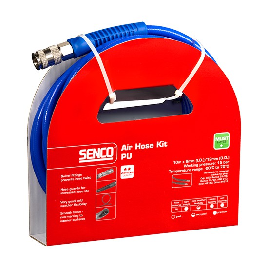 Senco 4000660 Universal Air Hose Kit 10m x 8mm ID