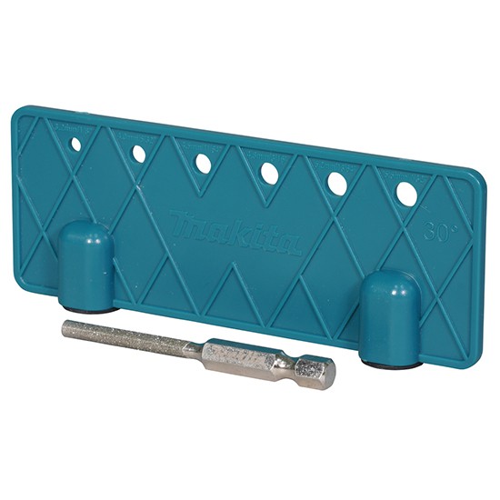 Makita D-75611 Angle Plate & File Bit Chainsaw Sharpening Set - 4mm (1)