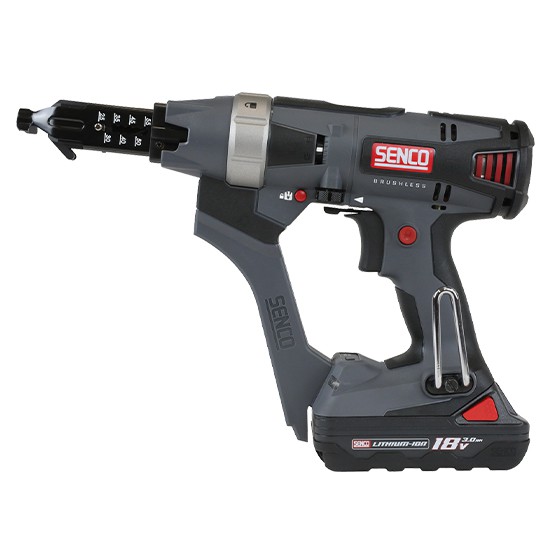 Senco Duraspin DS522 Cordless Auto-Feed Screwdriver (25-55mm) c/w 2 x 3Ah Batteries