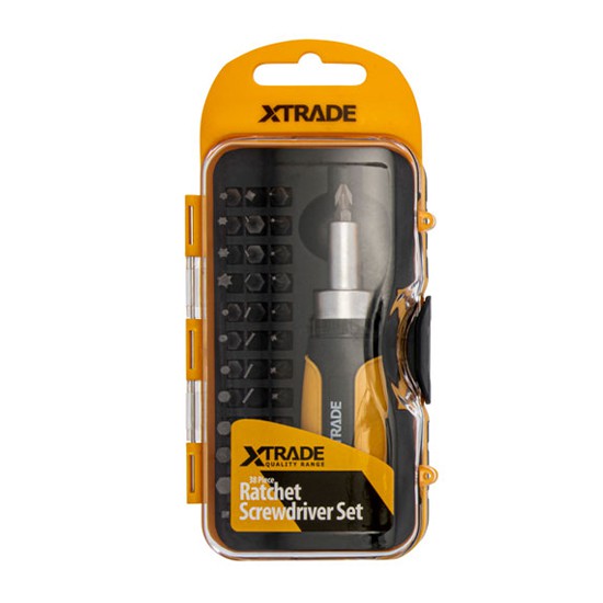 XTrade X0900077 38 Piece Ratchet Screwdriver Set