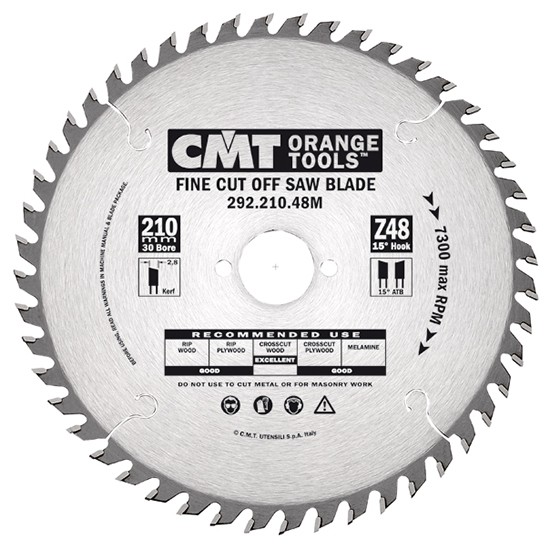 CMT 292.165.56H Plunge Saw Blade 56T - 165mm x 2.2mm