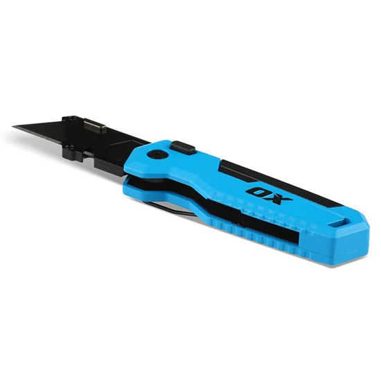 OX P226101 PRO Folding Utility Knife with Blade Storage