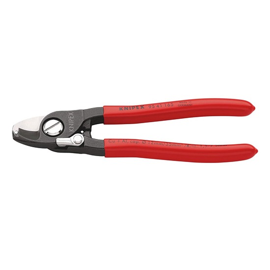 Knipex 82576 Copper or Aluminium Only Cable Shear with Sprung Handles - 165mm
