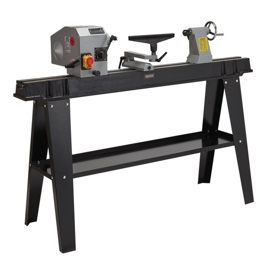 Draper 60990 750W Variable Speed Wood Lathe with Digital Display