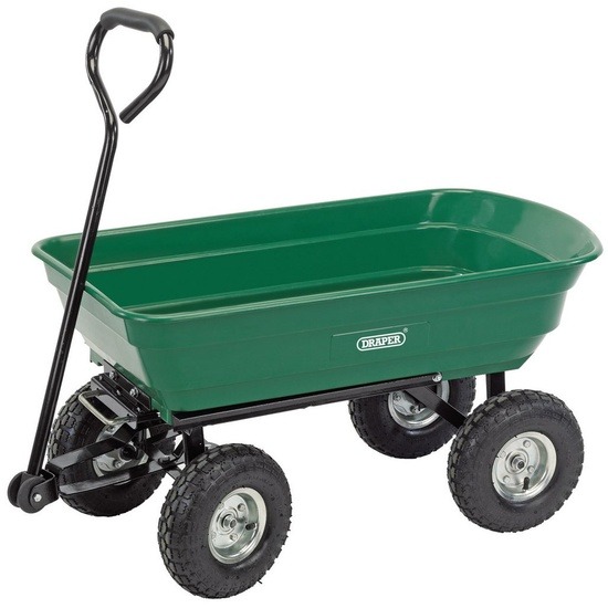 Draper 58553 75 Litre Mobile Tipper Cart