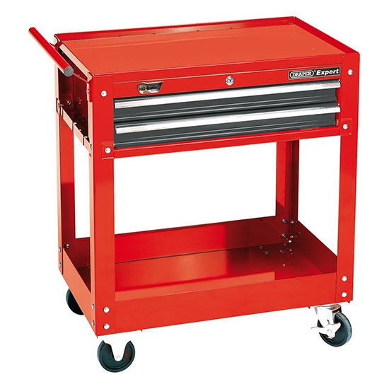 Draper 07635 Expert 2 Level Tool Trolley with Two Drawers