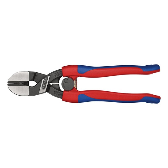 Knipex Cobolt 71 22 200 SB Compact 20° Angled Head Bolt Cutters with Sprung Handles - 200mm (49189)