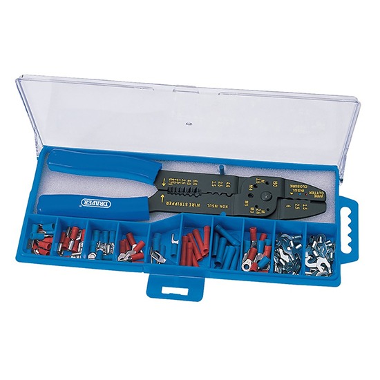 Draper 13658 5 Way 240mm Crimping Tool & Terminal Kit