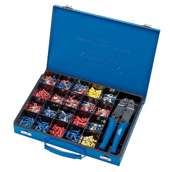 Draper 56383 Ratchet 220mm Crimping Tool & Terminal Kit