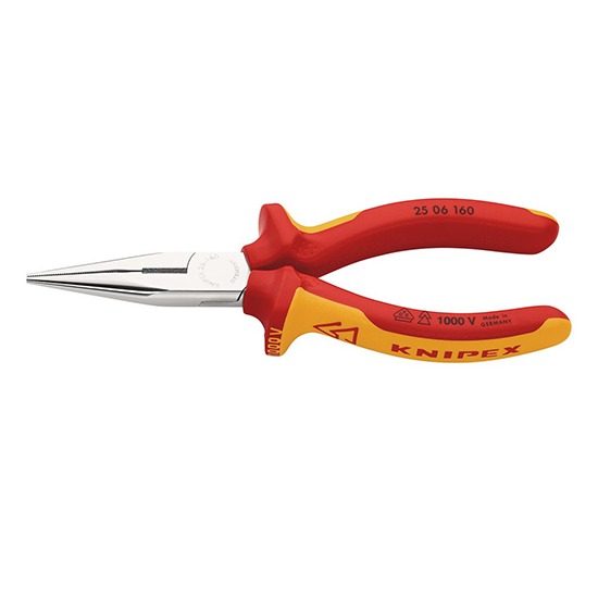 Knipex 25 06 160 SBE 81238 160mm Fully Insulated Long Nose Pliers