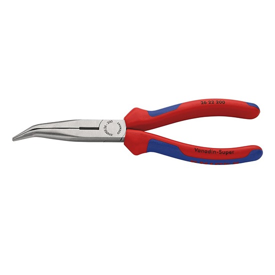 Knipex 26 22 200 77004 200mm Heavy Duty Handled Angled Long Nose Pliers