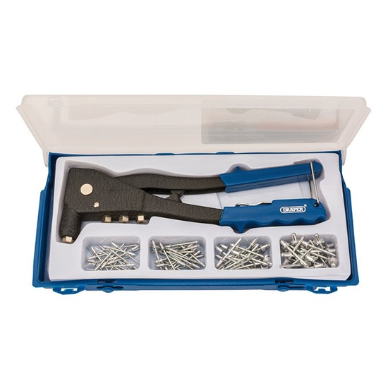 Draper 27843 Hand Riveter Kit for Aluminium Rivets and Case