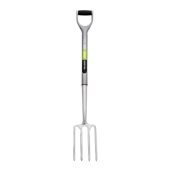 Draper 83757 Stainless Steel Soft Grip Border Fork