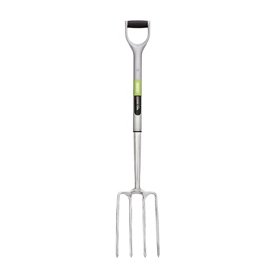 Draper 83755 Stainless Steel Garden Fork with Soft Grip Handle