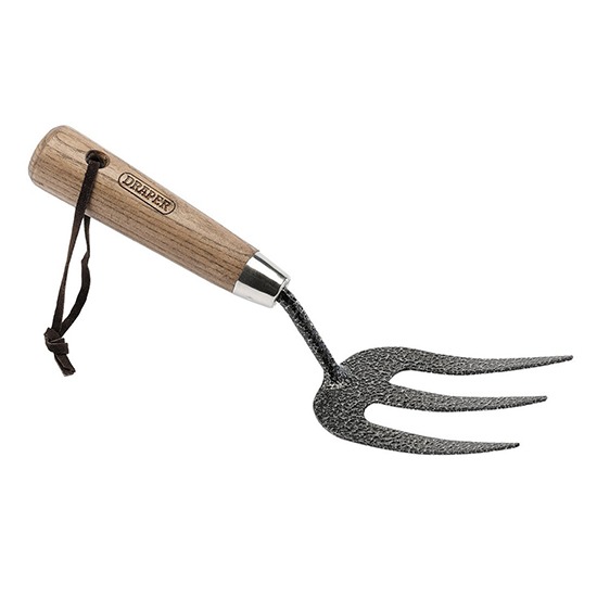 Draper 14314 Carbon Steel Heavy Duty Weeding Fork with Ash Handle