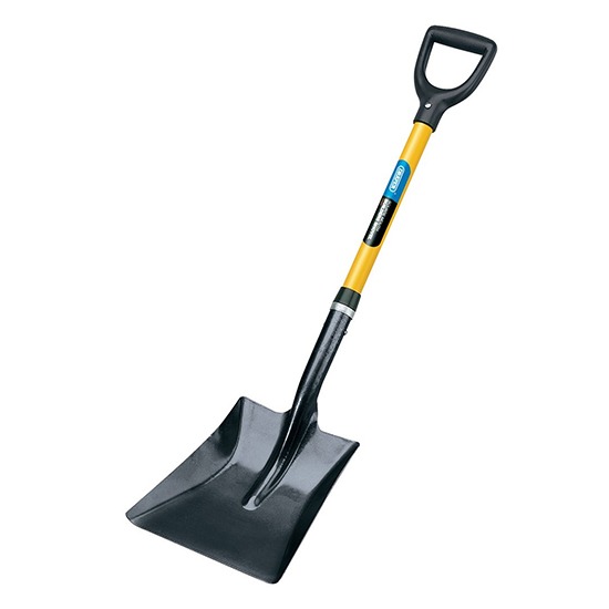 Draper 57567 Fibreglass Shafted Square Mouth Builders Shovel