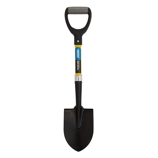 Draper 57569 Round Point Mini Shovel with Fibreglass Shaft
