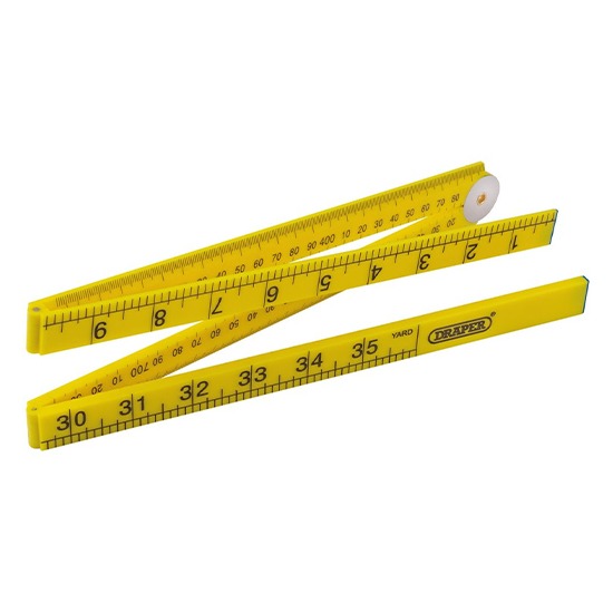 Draper 20700 1 Metre Plastic Folding Rule