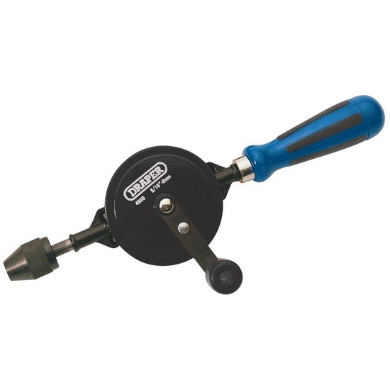 Draper 13838 8mm / 5/16" Chuck Double Pinion Hand Drill