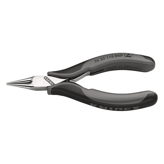 Knipex 35 32 115 ESD Round Jaw Antistatic Pliers, 115mm (30650)