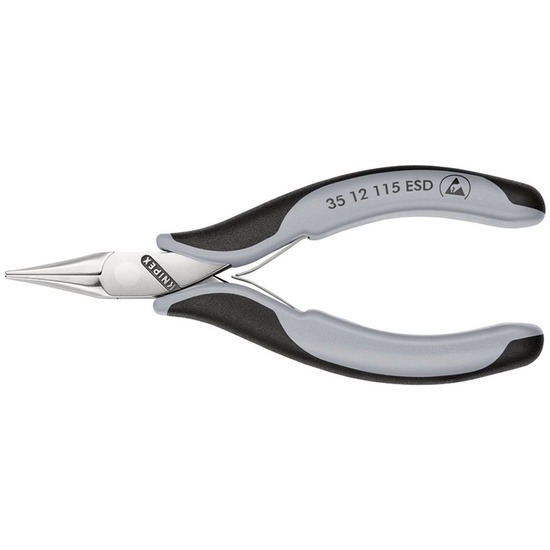Knipex 35 12 115 ESD Flat Jaw Antistatic Pliers, 115mm (37066)