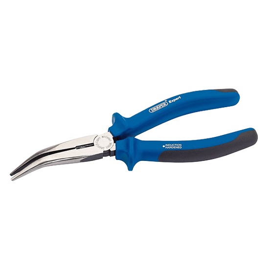 Draper 68889 200mm Heavy Duty Soft Grip Bent Nose Pliers