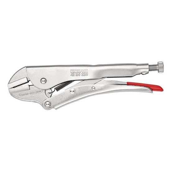Knipex 41 24 225mm Straight Jaw Self Grip Pliers - 54218