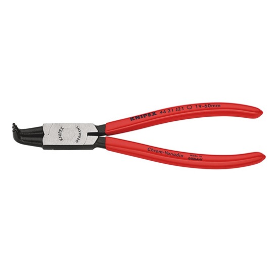 Knipex 44 21 J21 SBE J21 90 Degree Bent Internal Circlip Pliers 56174 - 19-60mm