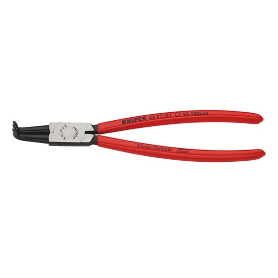 Knipex 44 21 J31 SBE J3190 Degree Bent Internal Circlip Pliers 75778 - 40-100mm