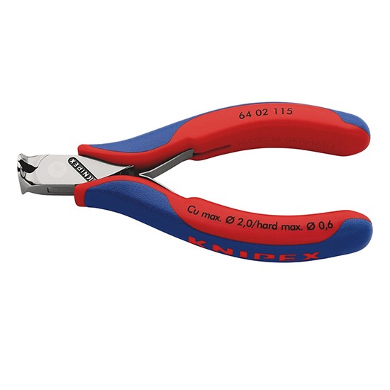 Knipex 64 02 115 Electronics End Cutting Nipper, 115mm (27712)