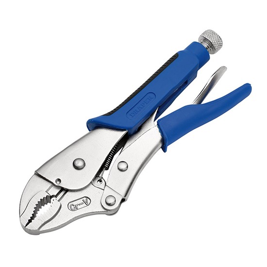 Draper 89124 Soft Grip Curved Jaw Self Grip Pliers - 230mm