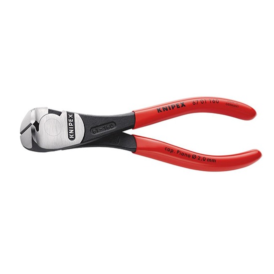 Knipex 67 01 160 SBE 81709 160mm High Leverage End Cutting Nippers