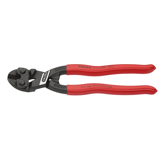 Draper Knipex Cobolt 71 21 200 SB Compact 20° Angled Head Bolt Cutters - 200mm (49190)