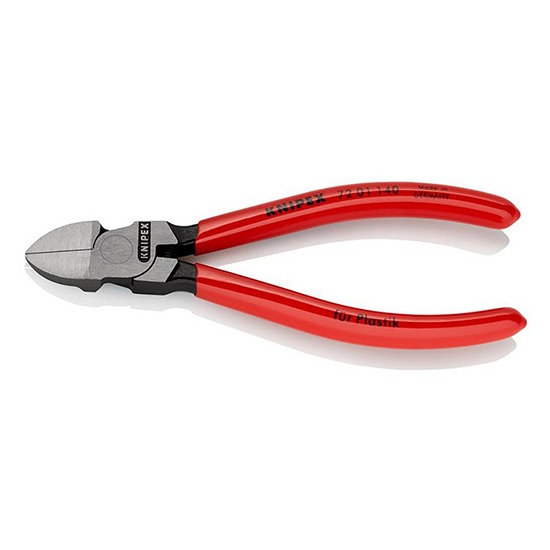 Knipex 72 01 140 SBE 140mm Diagonal Side Cutter for Plastics or Lead Only - 13083