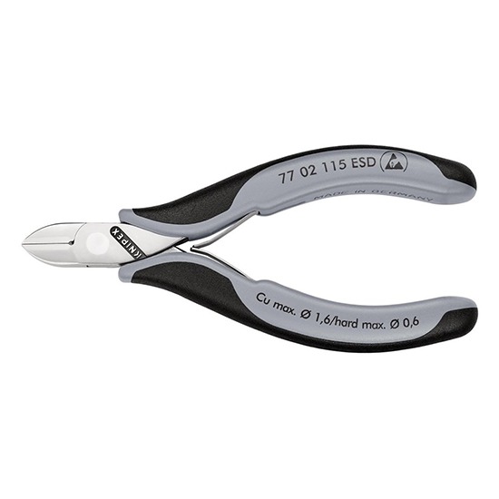 Knipex 77 02 115 ESD Antistatic Diagonal Cutting Nipper, 115mm (37068)