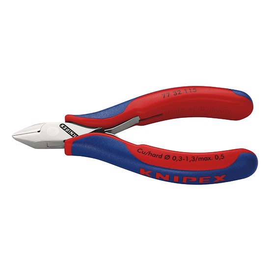 Knipex 77 32 115 Flush Electronics Diagonal Cutters, 115mm (27726)