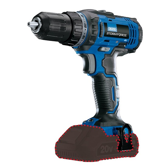 Draper 89524 Storm Force 20V Drill Driver
