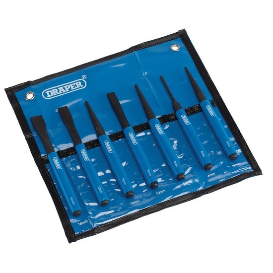 Draper 23187 Chisel & Punch Set (7 Piece)