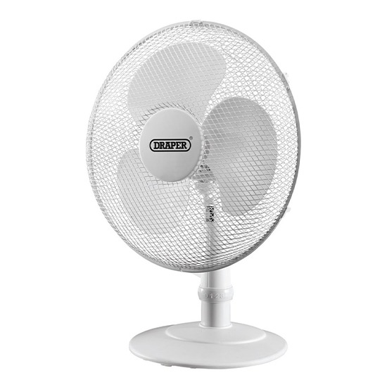 Draper 09111 230V 16"/400mm 45W Desk Fan