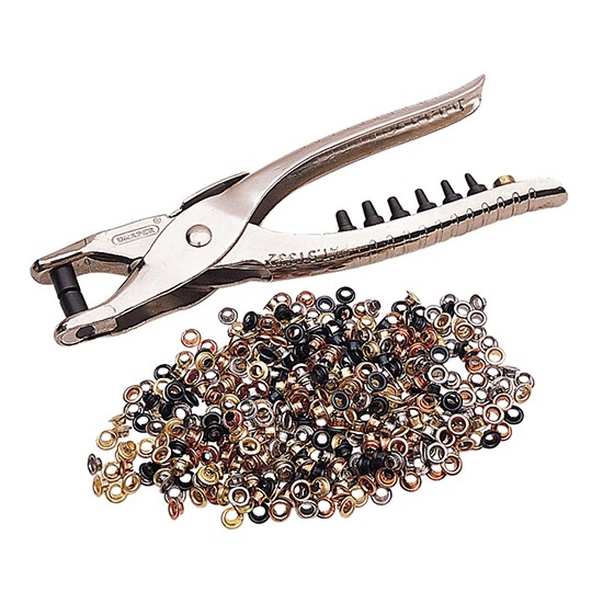 Draper 31096 Interchangeable Hole Punch and Eyelet Pliers, 210mm