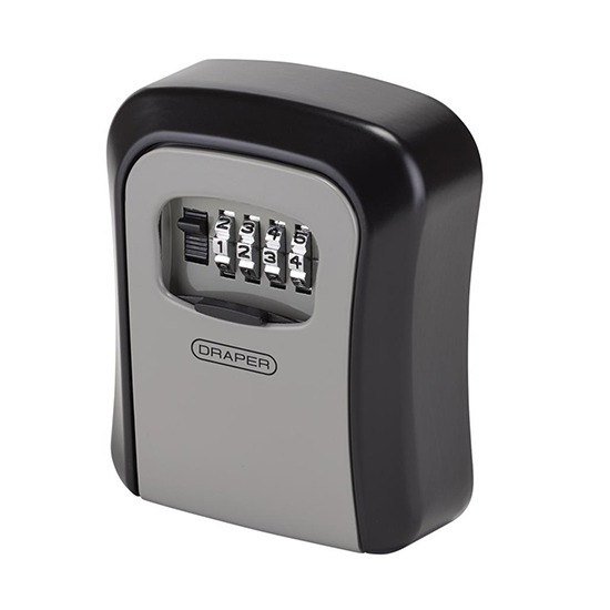 Draper 03387 Combination Lock Wall-Mounted Key Box
