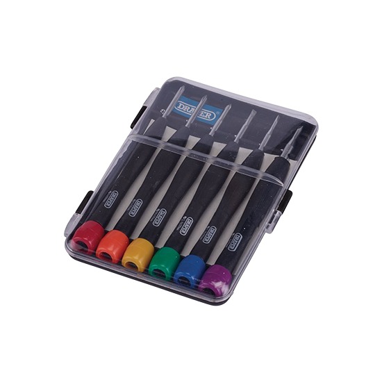 Draper 20644 Precision Screwdriver Set - 6 Piece