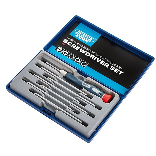 Draper 78925 Reversible Precision Screwdriver Set - 8 Piece