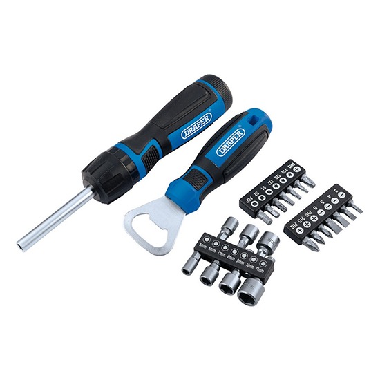 Draper 70443 Ratchet Screwdriver (23 Piece)