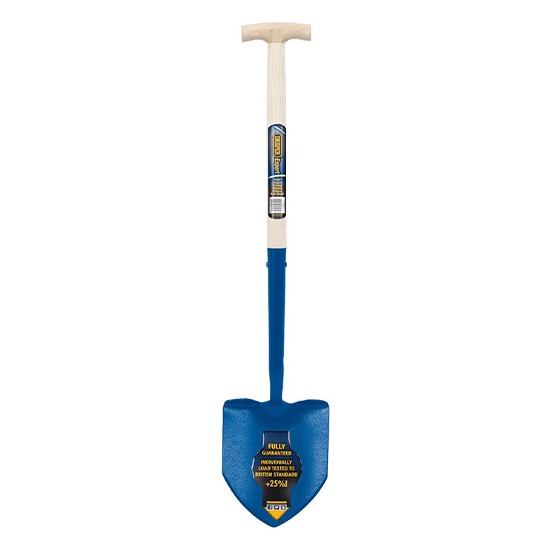Draper 10874 Solid Forged Round Mouth Shovel T-Handled with Ash Shaft
