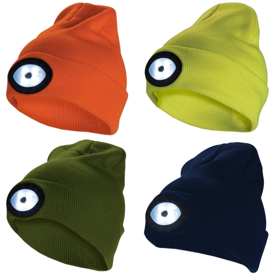 Draper Beanie Hat with Rechargeable Torch One Size 1W 100 Lumens