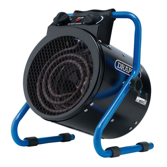 Draper 04742 230V 2kW 6824 BTU Electric Space Heater