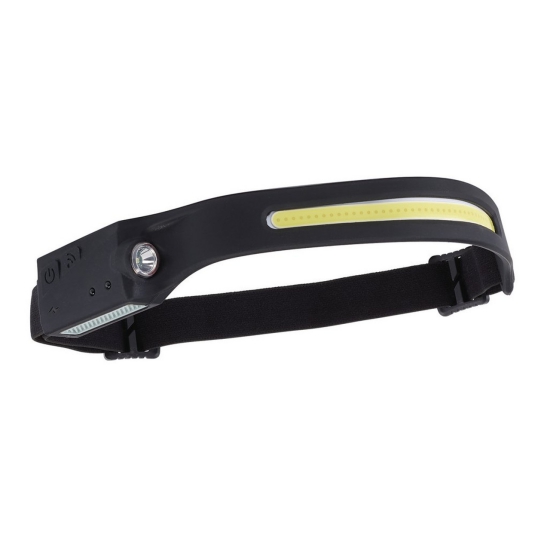 Draper 28236 COB LED Rechargeable 2-in-1 Head Torch with Wave Sensor 3W USB-C Cable